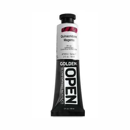 GOLDEN Open Acrylics - Chinacridon-Magenta, 59 ml Tube