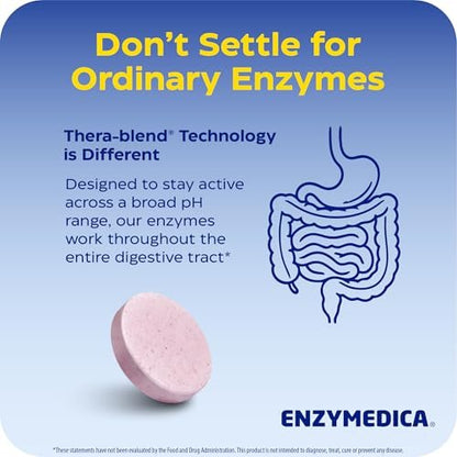 ENZYMEDICA Kids Digest Chewable Kapseln – 60 Stück, Verdauungsenzyme für Kinder