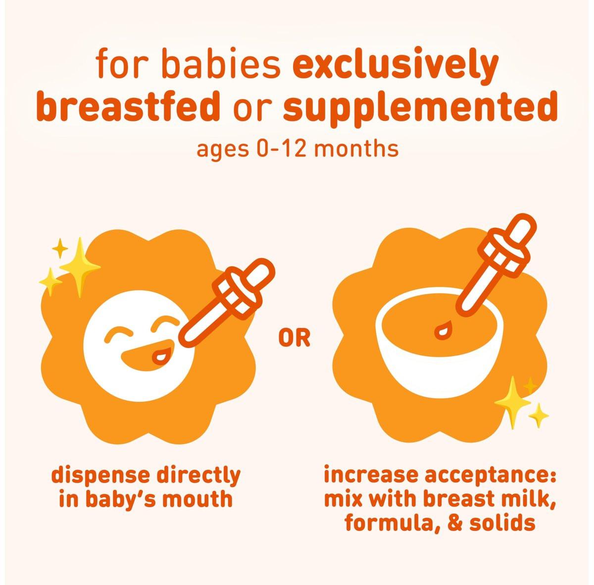 Enfamil Baby Vitamin D-Vi-Sol Flüssige Nahrungsergänzung für Säuglinge – Unterstützt starke Zähne & Knochen, glutenfrei, 50-Tage-Vorrat, Tropfflasche