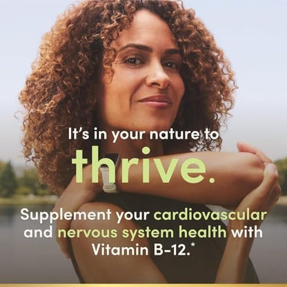 Nature's Bounty Vitamin B-12 500 µg, 100 Tabletten – Unterstützt Energie & Nervensystem