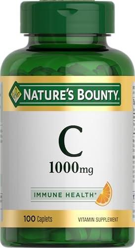 Nature's Bounty Vitamin C 1000 mg – Immunstärkung & Antioxidans, 100 Kapseln
