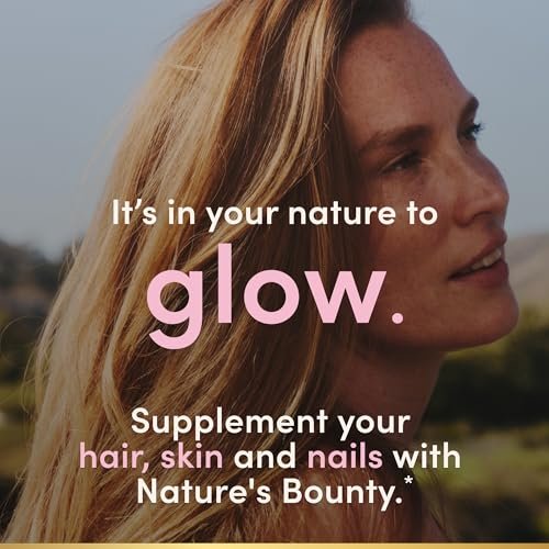 Nature's Bounty Optimal Solutions Haar, Haut & Nägel Formel mit 3.000 mcg Biotin – 60 überzogene Tabletten