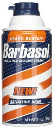 Barbasol Rasiercreme für empfindliche Haut – 11 oz (6er-Pack) von Barbasol