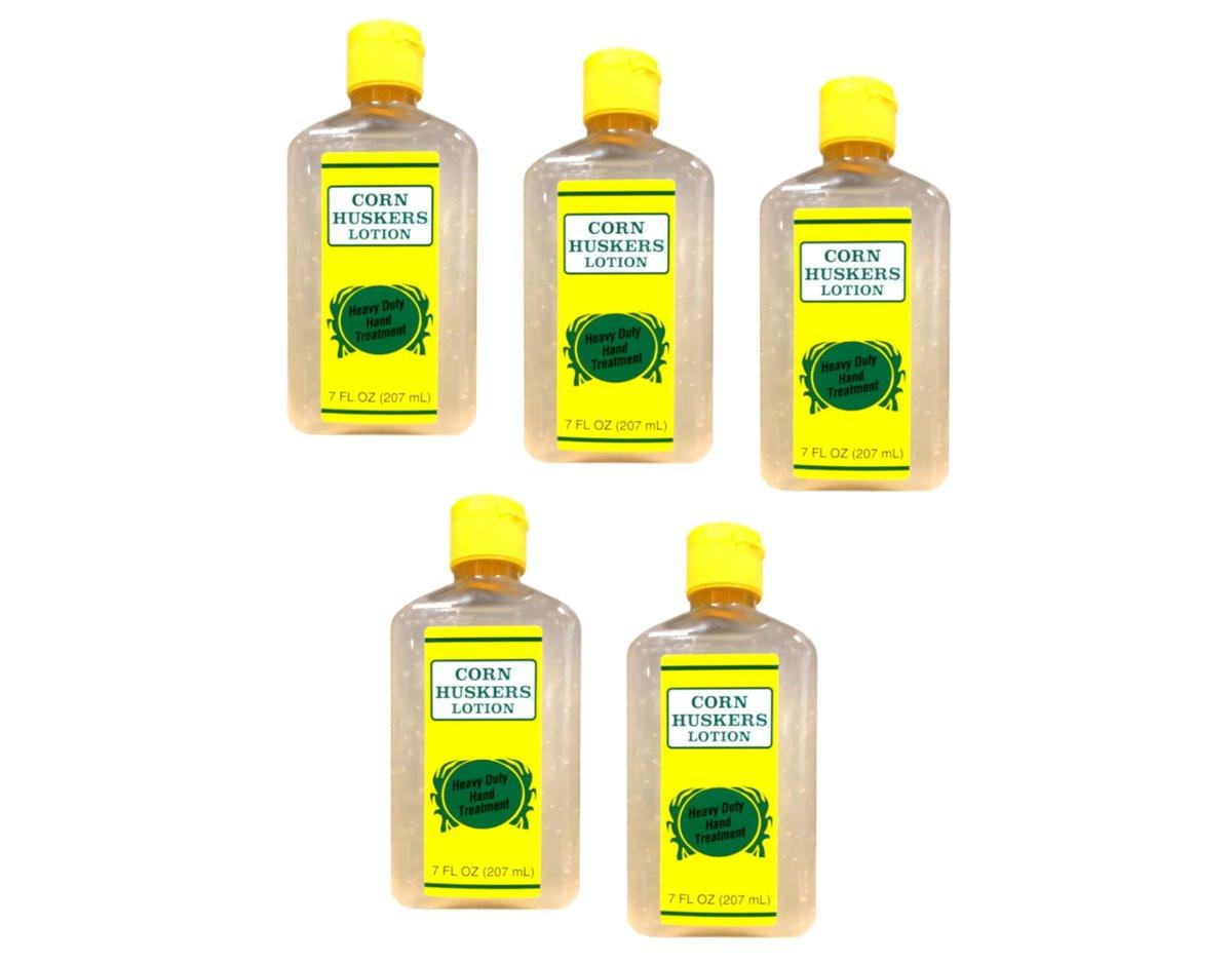 Corn Huskers Hand Lotion für trockene, rissige Hände – 5er-Pack (7 Fl Oz pro Flasche) – Schnell einziehend, nicht fettend, intensive Feuchtigkeitspflege für Männer und Frauen