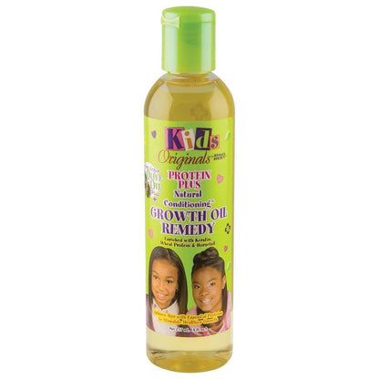 Originals by Africa's Best Kids Protein Plus Growth Oil Remedy – Pflegendes Haaröl für Kinder, repariert und nährt, ideal für Zöpfe, Locken und Ponys, 237 ml