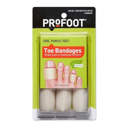 Profoot Zehenbandagen 3 Stück (2er-Pack)