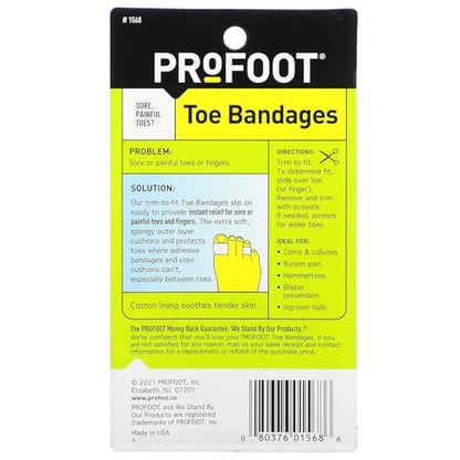 Profoot Zehenbandagen 3 Stück (2er-Pack)