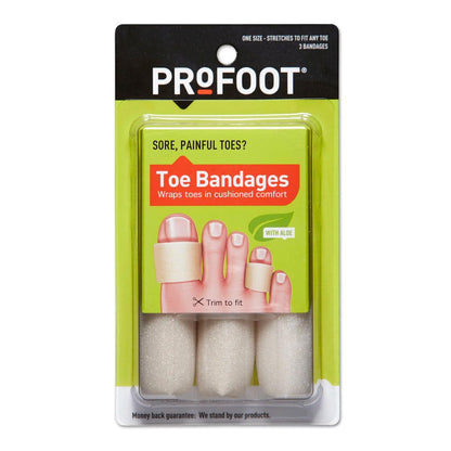 Profoot Zehenbandagen 3 Stück (2er-Pack)