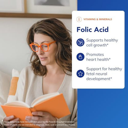 Pure Encapsulations Folsäure | Hypoallergenes Nahrungsergänzungsmittel | 60 Kapseln