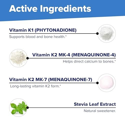 Superior Source Advanced Triple K – Knochengesundheit & Immununterstützung mit Vitamin K1 & K2, 30 Instant-Dissolve Tabletten