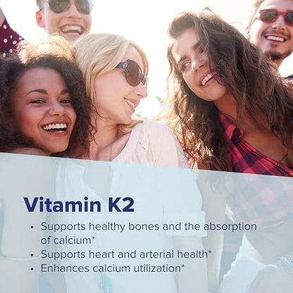 Superior Source Vitamin K2 500 mcg MK-4 – Sublingual-Tabletten für Knochenstärke und Kalziumaufnahme, 60 Stück