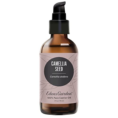 Edens Garden Kamelien-Samen-Trägeröl – 100 % reines, kaltgepresstes & hexanfreies, natürliches Feuchtigkeitsmittel für Gesicht, Haut, Haare, Kopfhaut & Nägel, zum Verdünnen ätherischer Öle & Massage 118 ml (4 fl oz)