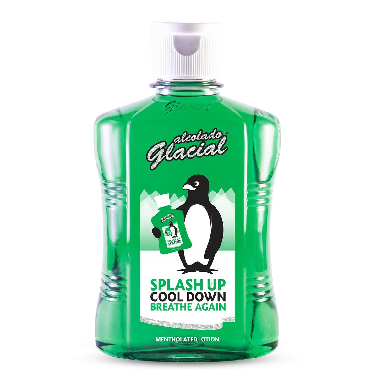 Alcolado Glacial Mentholated Splash Lotion - 16 oz (473 ml) - Erfrischendes Körperwasser