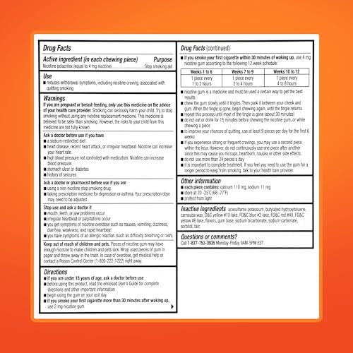 Rugby Polacrilex 4 mg Nikotinkaugummi - Original Geschmack, Raucherentwöhnung & Dampfentwöhnung, Zuckerfrei, 110 Stück (1er-Pack)