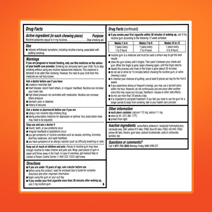 Rugby Polacrilex 4 mg Nikotinkaugummi - Original Geschmack, Raucherentwöhnung & Dampfentwöhnung, Zuckerfrei, 110 Stück (1er-Pack)