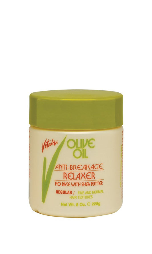 Vitale VN32 Olivenöl No Base Relaxer Regular, 8oz - Anti-Bruch Haarkräftigungsbehandlung