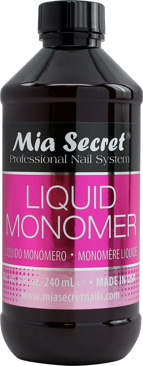 Mia Secret 8 oz / 240 ml Liquid Monomer Professionelles Acryl-Nagelsystem