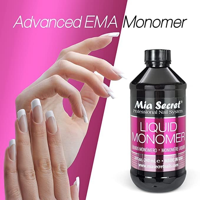 Mia Secret 8 oz / 240 ml Liquid Monomer Professionelles Acryl-Nagelsystem