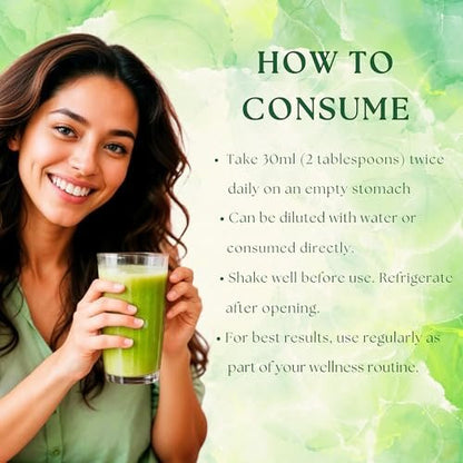 Basic Ayurveda Amla (Gooseberry) Saft | 960 ml | Reich an natürlichem Vitamin C für Immunität, Hautglanz & Haargesundheit | Pflanzliche Entgiftung & tägliches ayurvedisches Wellnessgetränk | Ohne Zuckerzusatz