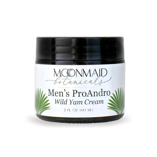 MoonMaid Botanicals ProAndro Männer Wild Yam Creme mit Sägepalme für Männer – Seine Wild Yam Creme, 56 g