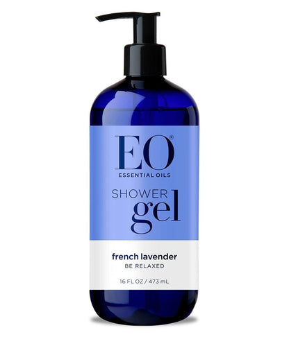 EO Duschgel French Lavender, 473 ml (16 Unzen) – Körperwäsche mit ätherischen Ölen für Männer und Frauen