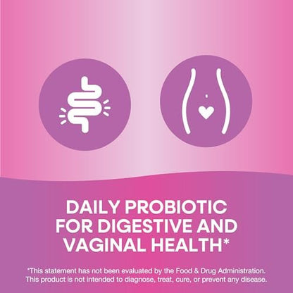 Nature's Way Probiotic Pearls für Frauen – Unterstützt Vaginal- und Verdauungsgesundheit*, 1 Milliarde lebende Kulturen, schützt vor gelegentlichen Blähungen und Verstopfung*, leicht zu schluckende Softgels, 30 Stück