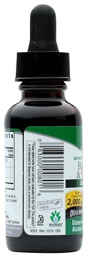 Nature's Answer Schwarznuss und Wermut Flüssigextrakt – 30 ml, 200 mg, fördert die Verdauung, mit pflanzlichem Glycerin und gereinigtem Wasser