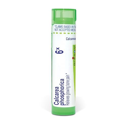 Boiron Calcarea Phosphorica 6X – Homöopathisches Mittel für Wachstumsschmerzen, 80 Kügelchen