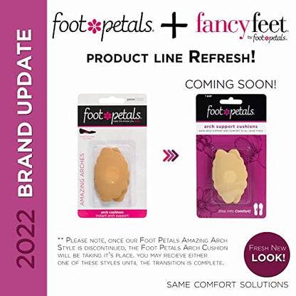 Foot Petals Arch Support Cushion – Fußgewölbe-Stützeinlage für Damen – Reduziert Fußermüdung – für High Heels, Pumps, Stiefel, Keile, Ballerinas, Sandalen – Khaki