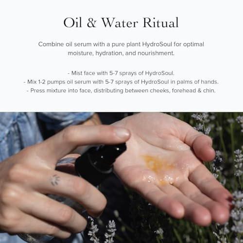 evanhealy Rosehip Calming Serum – Beruhigendes Gesichtsöl für empfindliche Haut mit biologischen ätherischen Ölen