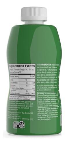 Nature’s Way Flüssiges Eisenpräparat, 18 mg pro Portion, Sanftes Eisenbisglycinat, Schnell absorbierendes flüssiges Eisen zur Unterstützung roter Blutkörperchen und des Energiestoffwechsels*, Ohne Zuckerzusatz, Beerengeschmack, 473 ml
