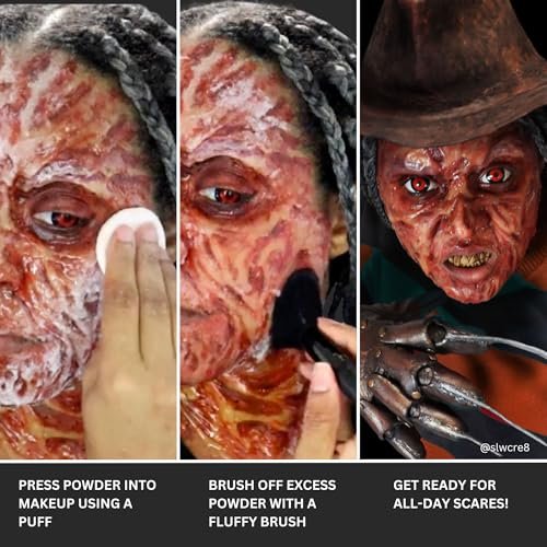 Mehron Makeup Colorset Puder – Transparenter Fixierpuder für Special Effects, Halloween & Film – 60 g