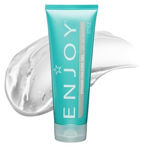 Enjoy Strong Holding Gel – Alkoholfreies Styling-Gel für mittleren bis starken Halt & Volumen-Boost (237 ml)