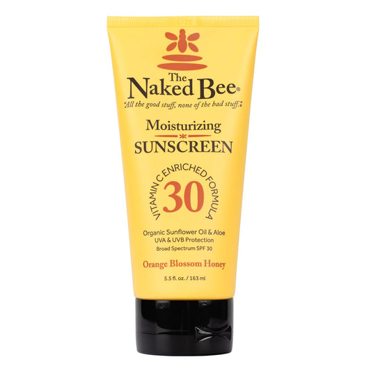 The Naked Bee Vitamin C Gesichts- und Körpersonnencreme LSF 30 – Feuchtigkeitsspendende Sonnencreme mit Sonnenblumenöl und Aloe Vera (5,5 oz)