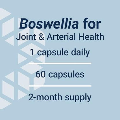 Life Extension 5-LOX-Inhibitor mit AprèsFlex®, 100 mg, standardisierter Boswellia serrata Extrakt, Fördert Gelenk-, Zell- und Arteriengesundheit, Glutenfrei, Nicht-GMO, Vegetarisch, 60 Kapseln