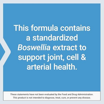 Life Extension 5-LOX-Inhibitor mit AprèsFlex®, 100 mg, standardisierter Boswellia serrata Extrakt, Fördert Gelenk-, Zell- und Arteriengesundheit, Glutenfrei, Nicht-GMO, Vegetarisch, 60 Kapseln
