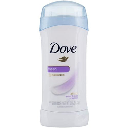 Dove Antiperspirant Deodorant Fresh 2,6 Unzen (2er-Pack) – 24h Schutz und Pflege