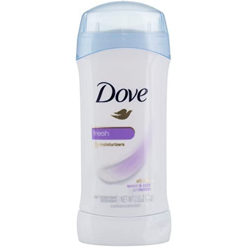 Dove Antiperspirant Deodorant Fresh 2,6 Unzen (2er-Pack) – 24h Schutz und Pflege