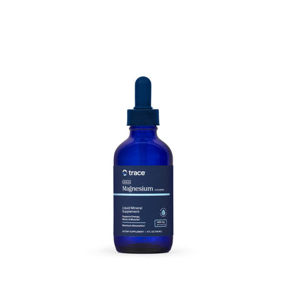 Trace Minerals Flüssiges Ionisches Magnesium 400 mg, 118 ml – Hochdosiertes Magnesiumpräparat für schnelle Aufnahme