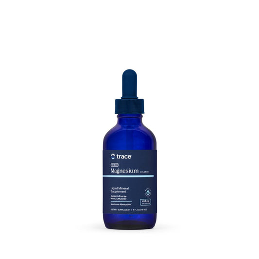 Trace Minerals Flüssiges Ionisches Magnesium 400 mg, 118 ml – Hochdosiertes Magnesiumpräparat für schnelle Aufnahme
