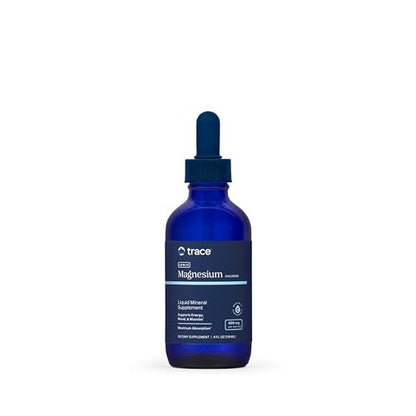 Trace Minerals Flüssiges Ionisches Magnesium 400 mg, 118 ml – Hochdosiertes Magnesiumpräparat für schnelle Aufnahme