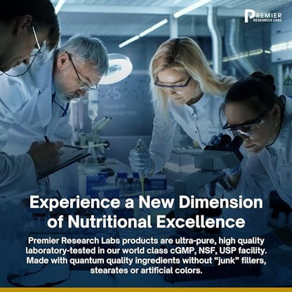 Premier Research Labs Premier HCL – Betain-HCl zur Unterstützung der optimalen Verdauungsfunktion und Nährstoffaufnahme – 90 vegane Kapseln