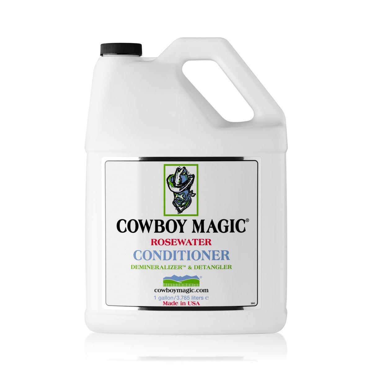 Cowboy Magic Rosewater Conditioner Gallon – Pflegender Rosenspülung für seidig glattes Haar, 3,8 Liter