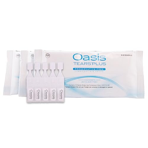 Oasis TEARS PLUS Konservierungsmittelfreie Augentropfen, 30 Einzeldosen, 0,3 ml