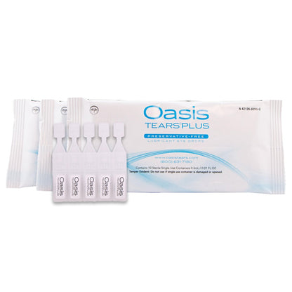 Oasis TEARS PLUS Konservierungsmittelfreie Augentropfen, 30 Einzeldosen, 0,3 ml