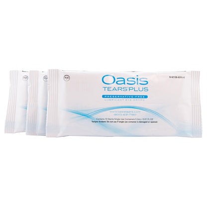 Oasis TEARS PLUS Konservierungsmittelfreie Augentropfen, 30 Einzeldosen, 0,3 ml