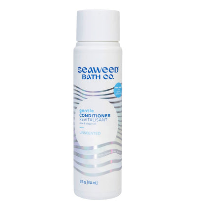 Seaweed Bath Co. Sanfte Spülung, Duftfrei, 12 Unzen, Nachhaltig geernteter Seetang, Aloe, Arganöl, für empfindliche Kopfhaut