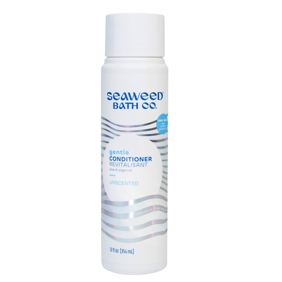 Seaweed Bath Co. Sanfte Spülung, Duftfrei, 12 Unzen, Nachhaltig geernteter Seetang, Aloe, Arganöl, für empfindliche Kopfhaut