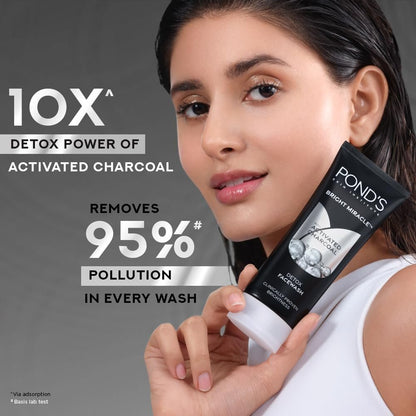 POND'S Bright Miracle Gesichtsreinigung mit Aktivkohle, 100 g