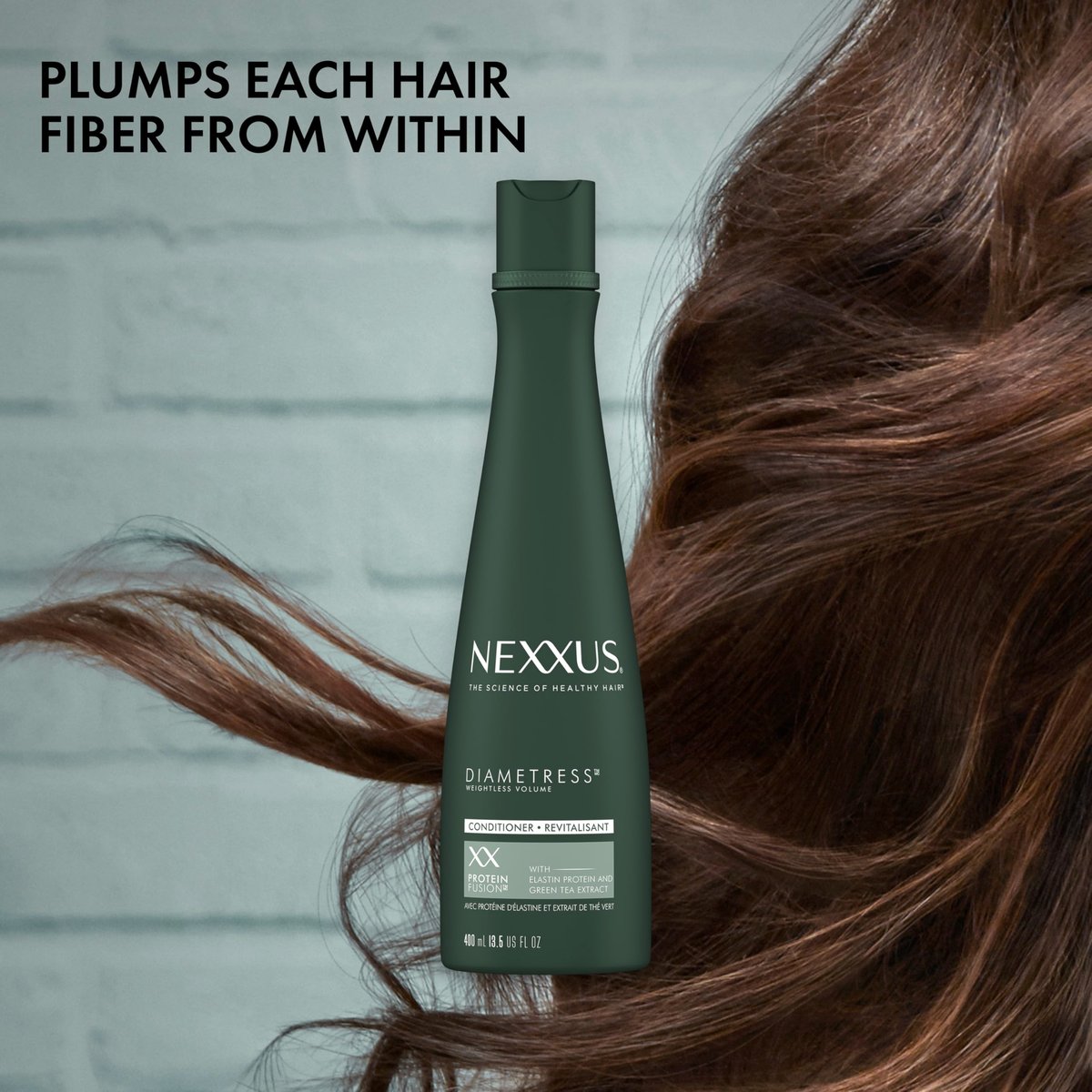 Nexxus Diametress Volumenpflegespülung für feines und plattes Haar 400 ml